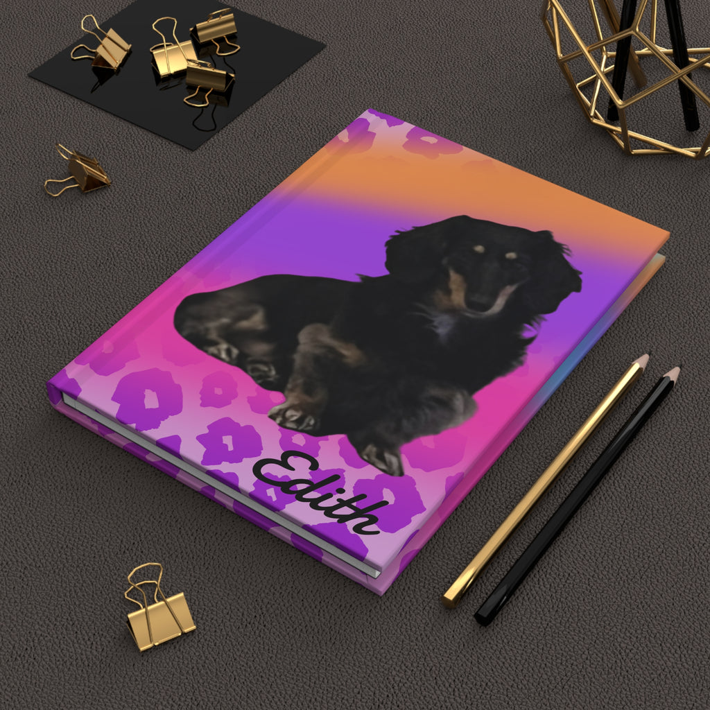 Personalized Dachshund Hardcover Journal/Notebook