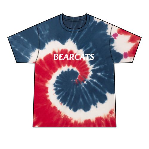 Personalizable Mascot Name Tie-Dye T-Shirt