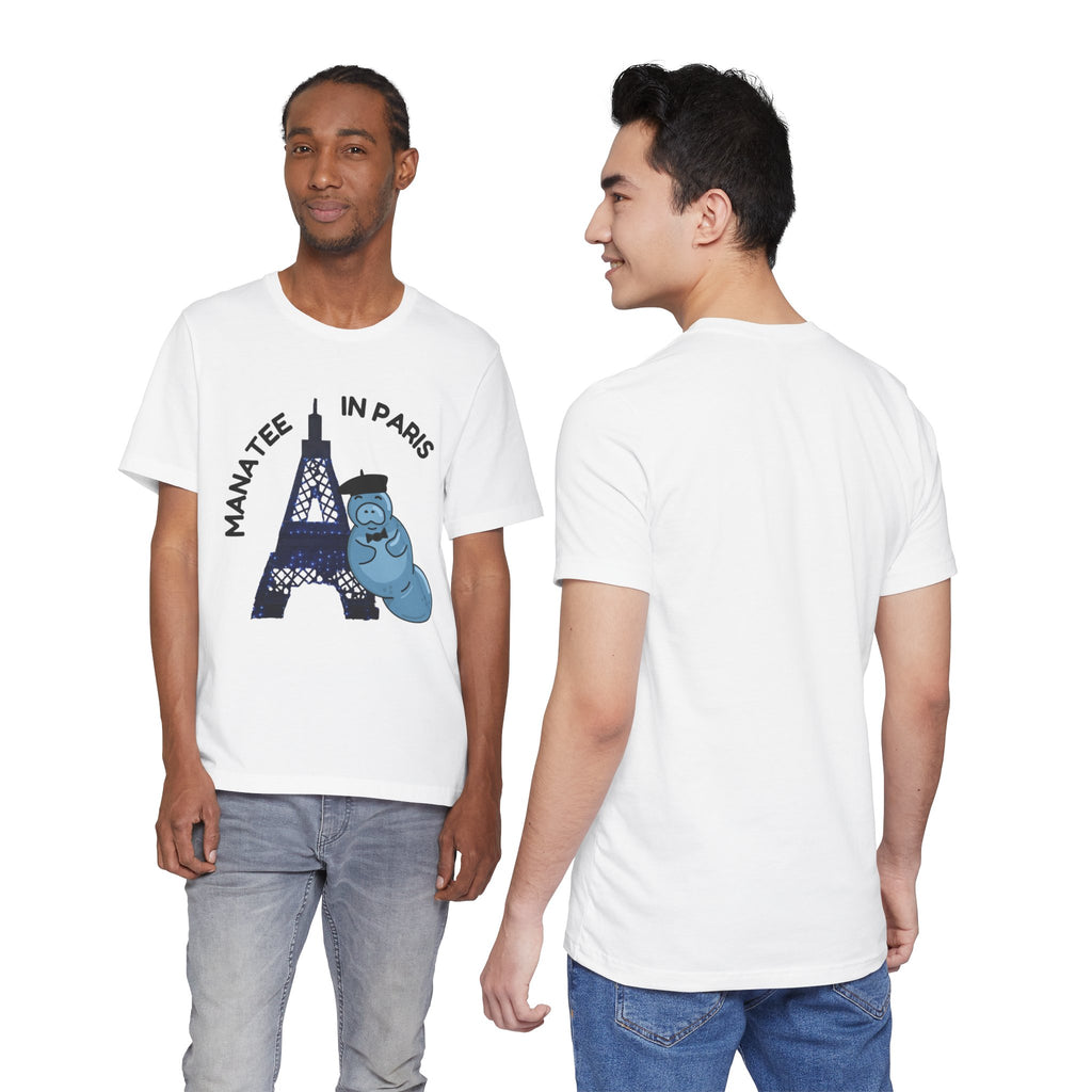 Manatee in Paris Graphic Tee