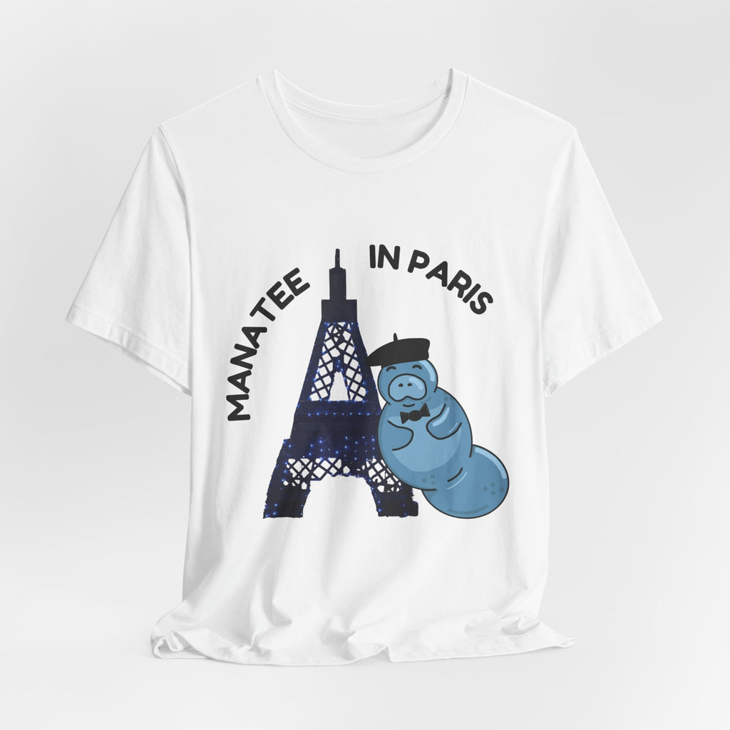 Manatee in Paris Graphic Tee