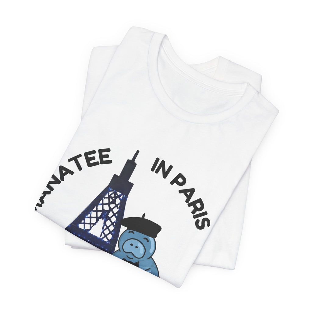 Manatee in Paris Graphic Tee