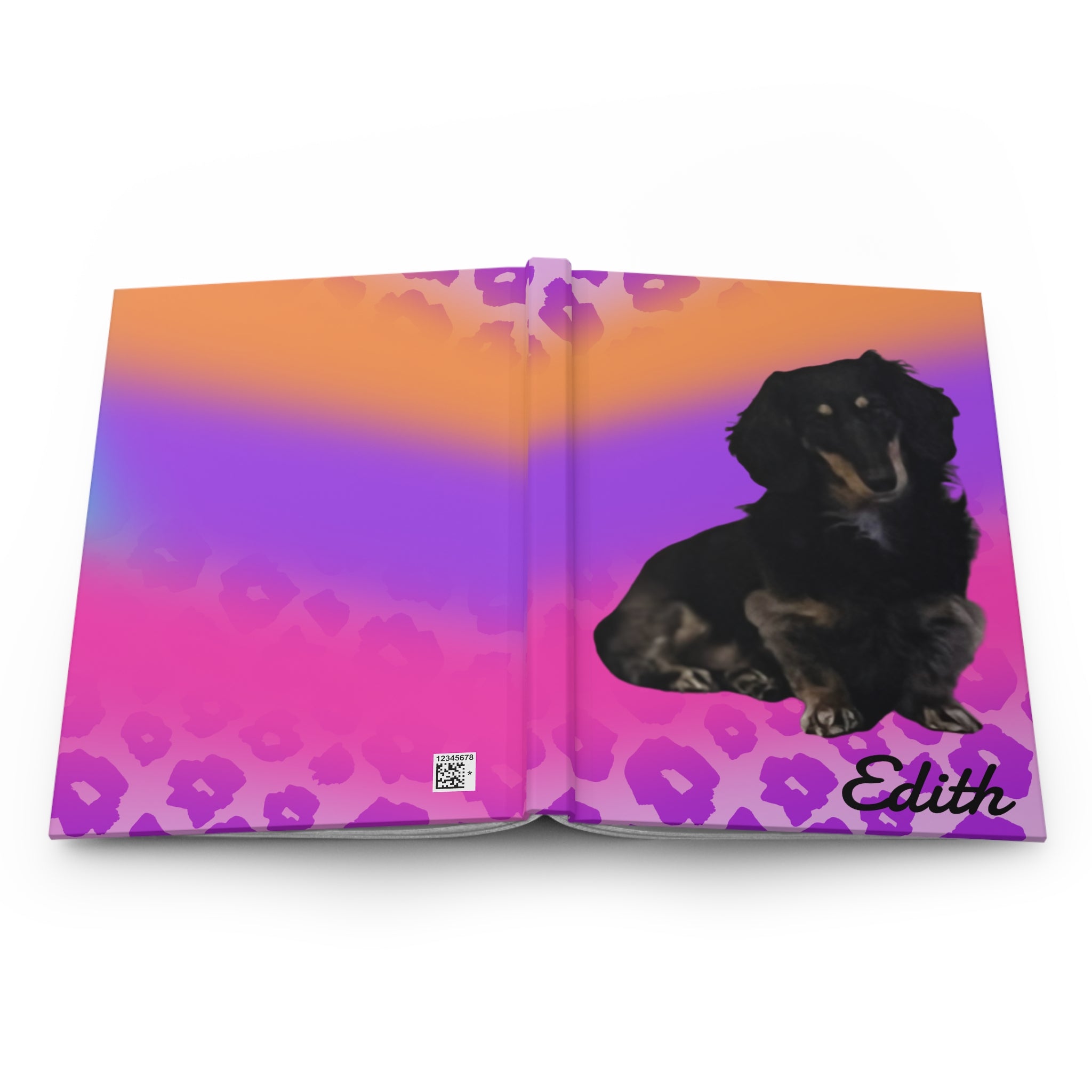 Personalized Dachshund Hardcover Journal/Notebook