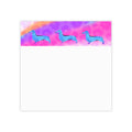 Dachshund Rainbow Colorful 3x3 Post-it® Note Pad