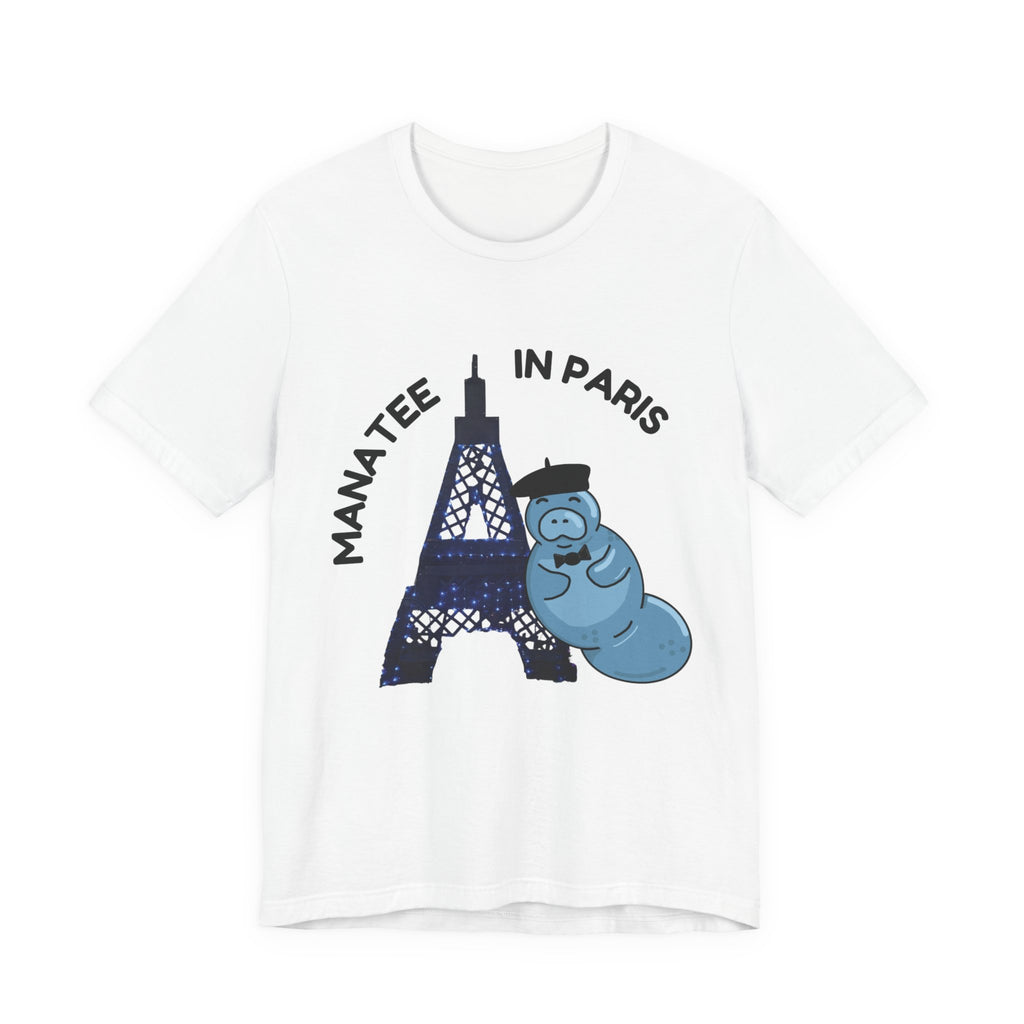 Manatee in Paris Graphic Tee