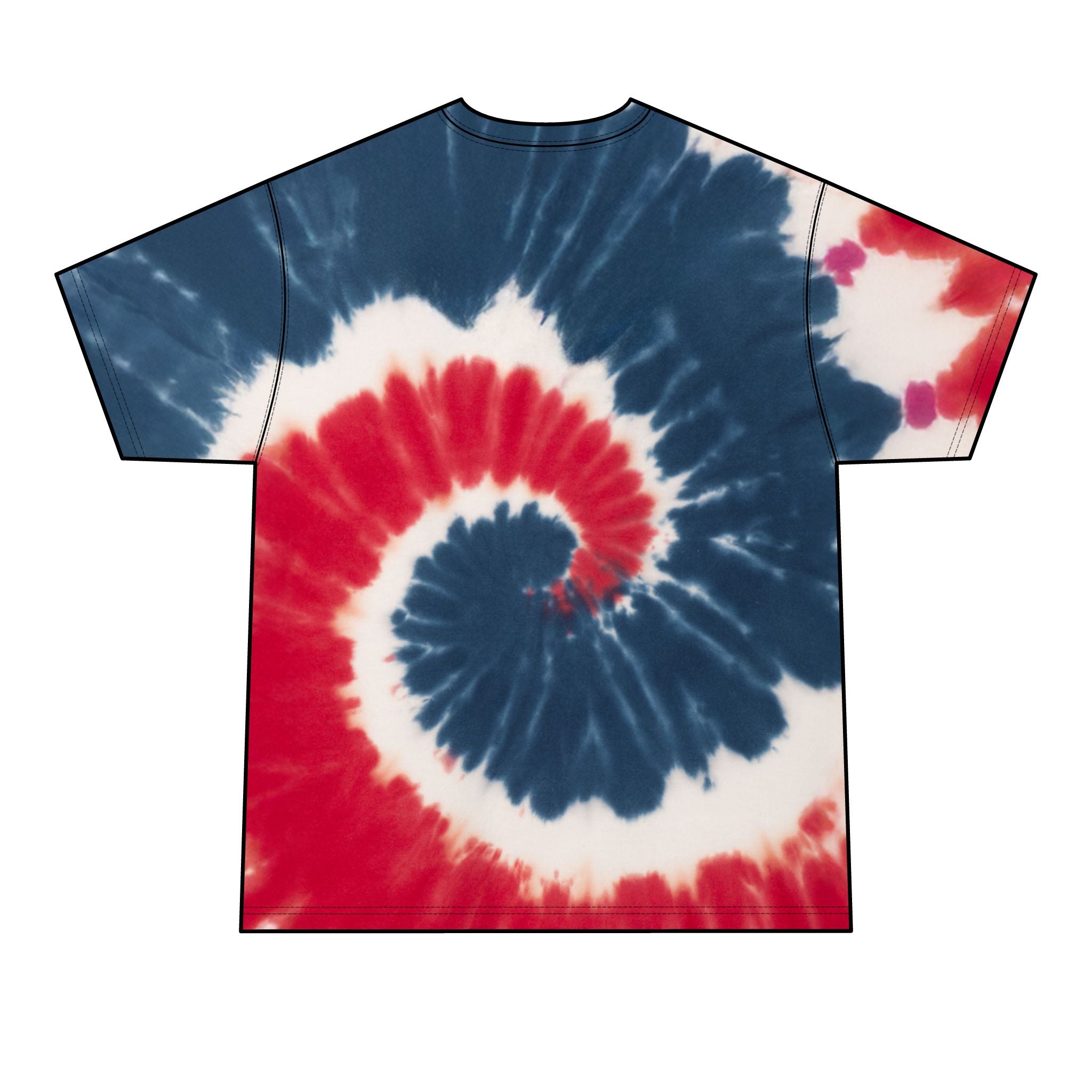 Personalizable Mascot Name Tie-Dye T-Shirt